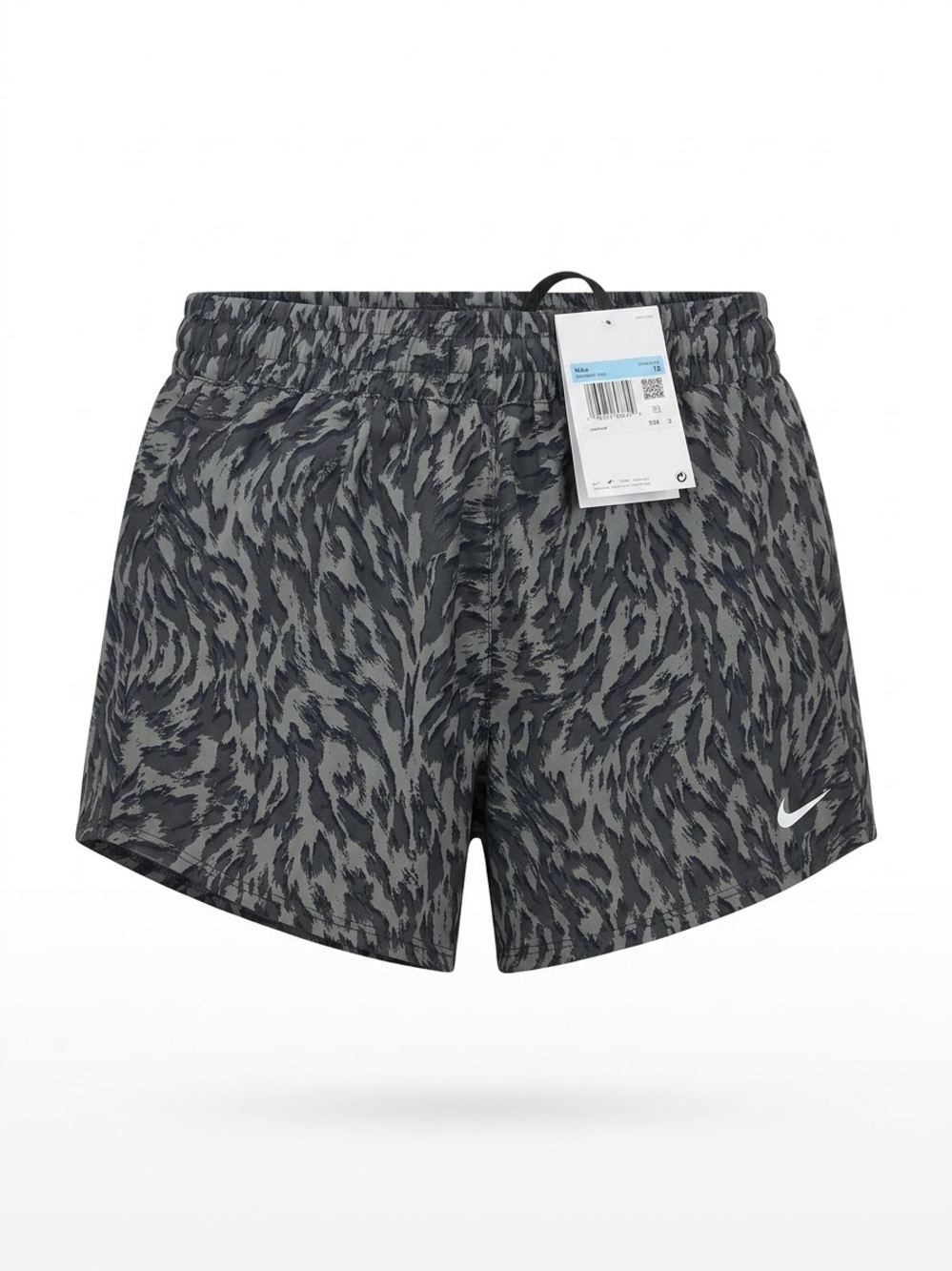 Nike Girls Grey Camo Running Shorts